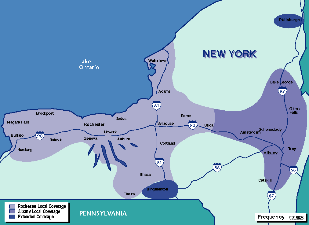 new york state map cities. New York State Map Cities